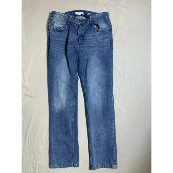 English Laundry Jeans (34x30 actual) Tag 38x32 Sutton Slim Straight Stretch Flex - Picture 1 of 8